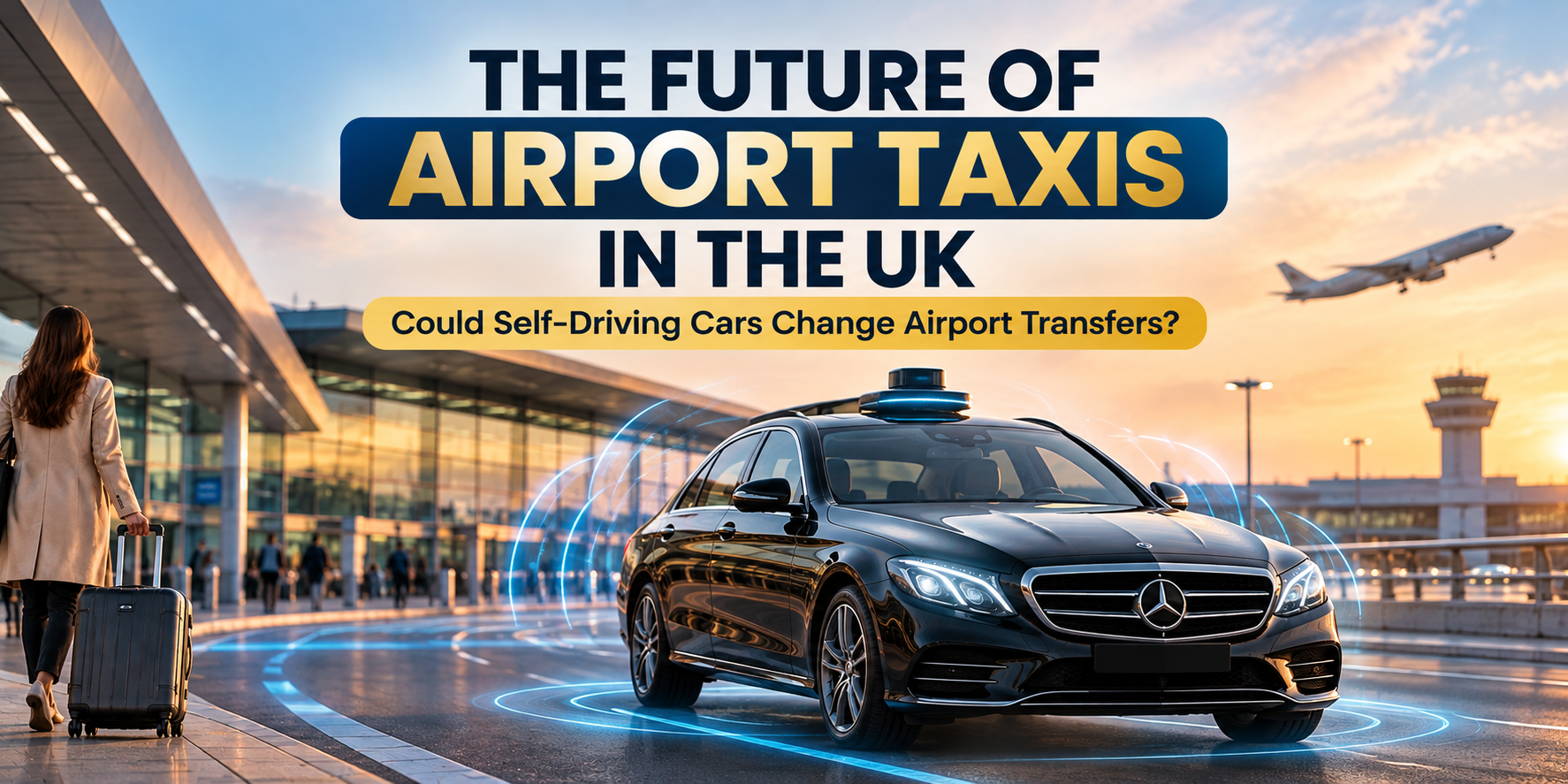 Read more about the article The Future of Airport Taxis in the UK: Could Self-Driving Cars Change Airport Transfers?